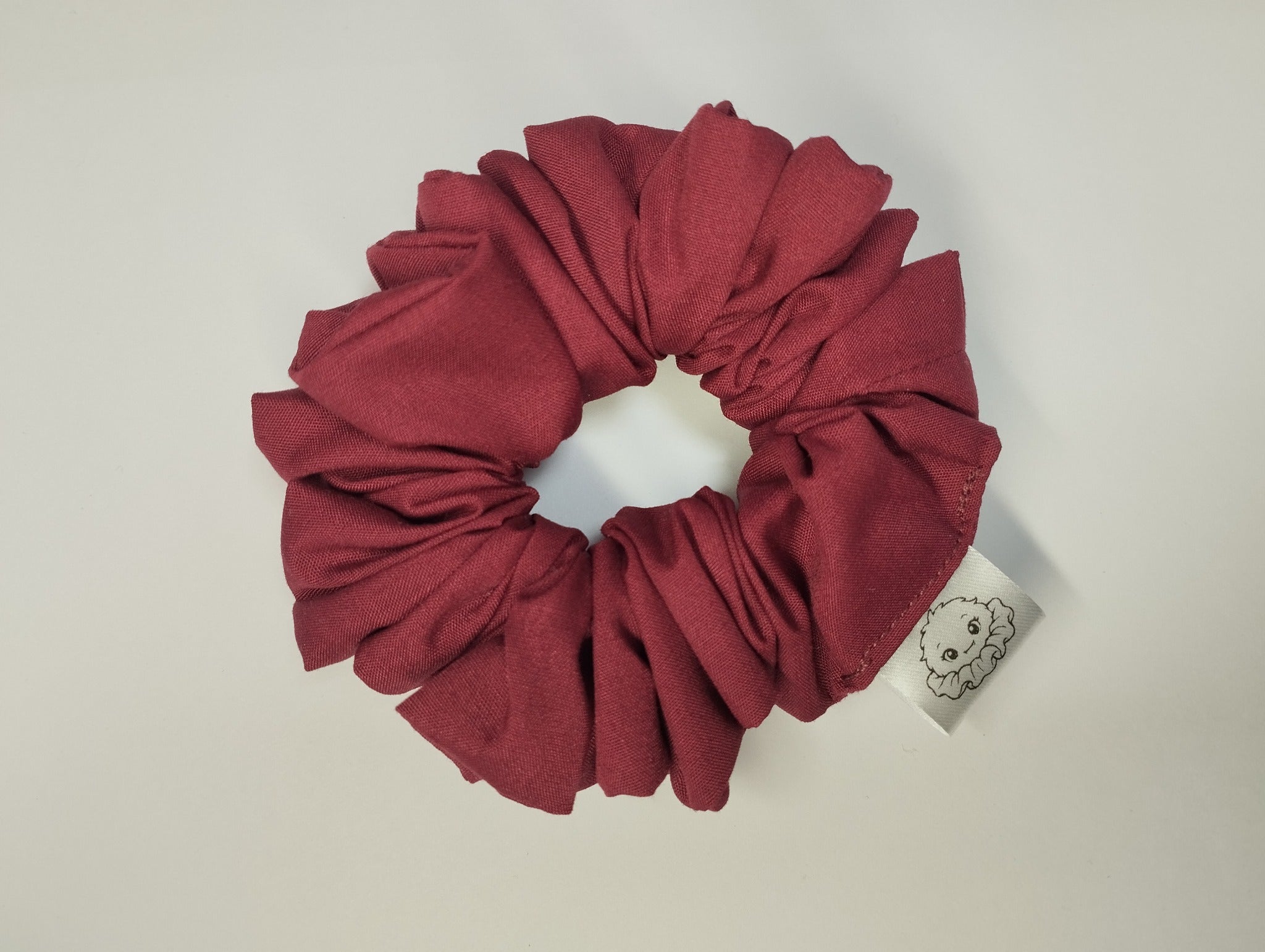 Berry Wine medium scrunchie handmade in Cumbria by Scrunchlings