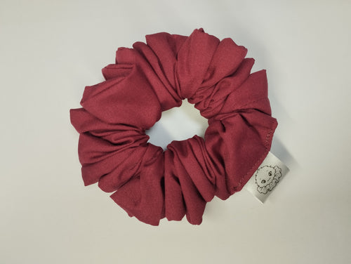 Berry Wine medium scrunchie handmade in Cumbria by Scrunchlings
