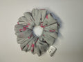 Flamingo Parade medium scrunchie handmade in Cumbria by Scrunchlings