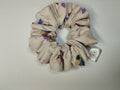 Gone Fishing medium scrunchie with fishing gnomes handmade in Cumbria by Scrunchlings