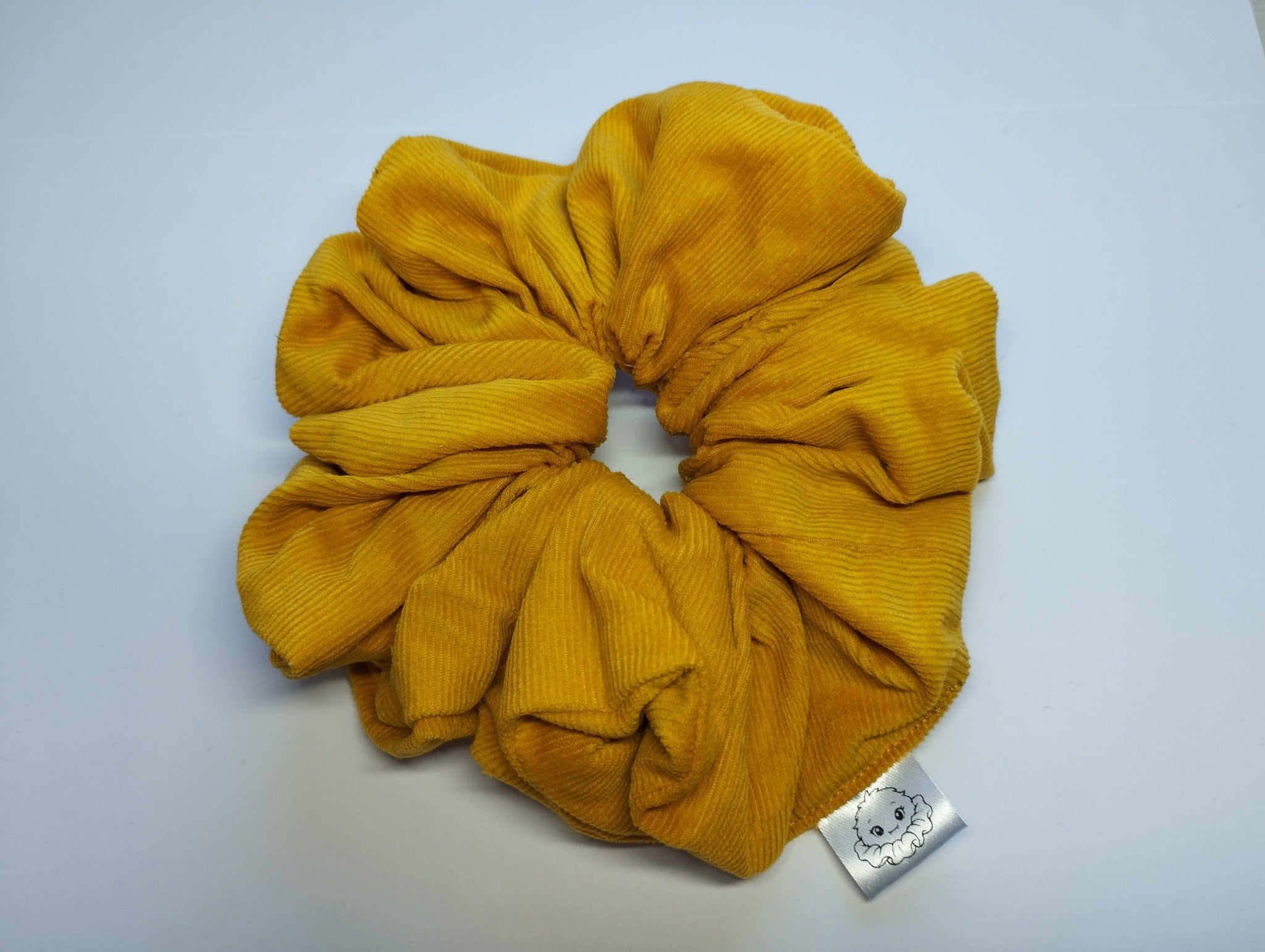 Sunflower Gold Jumbo Scrunchie handmade in Cumbria by Scrunchlings