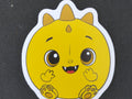 Bloom yellow Scrunchlings character sticker