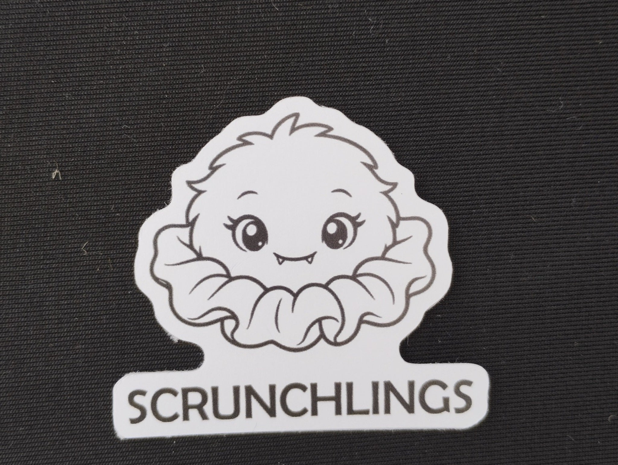 Scrunchlings logo sticker