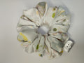 Watercolour Splatter medium scrunchie handmade in Cumbria by Scrunchlings